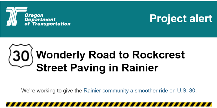 US-30-paving-in-Rainier-ramp-closures