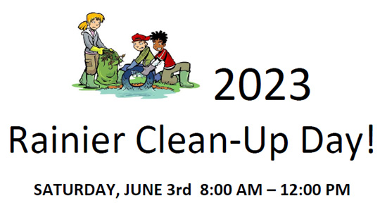 Rainier Clean-Up Day